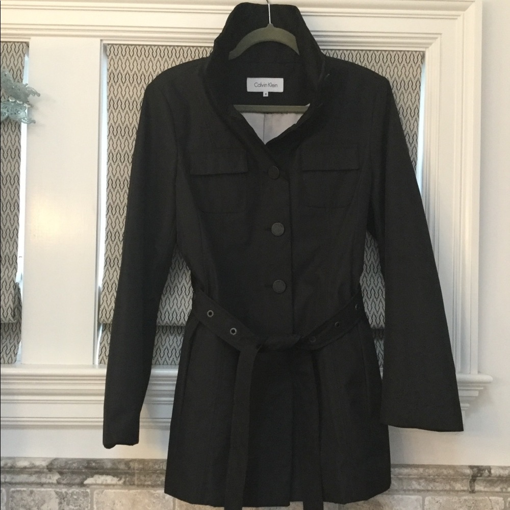 Calvin Klein lined rain jacket